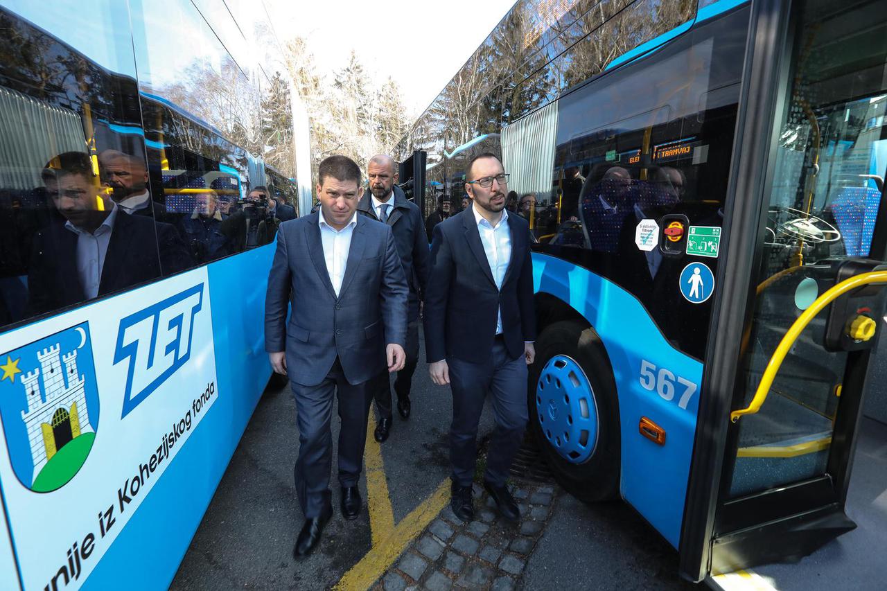 Zagreb: Predstavljanje preostalih 20 isporučenih niskopodnih autobusa ZET-a