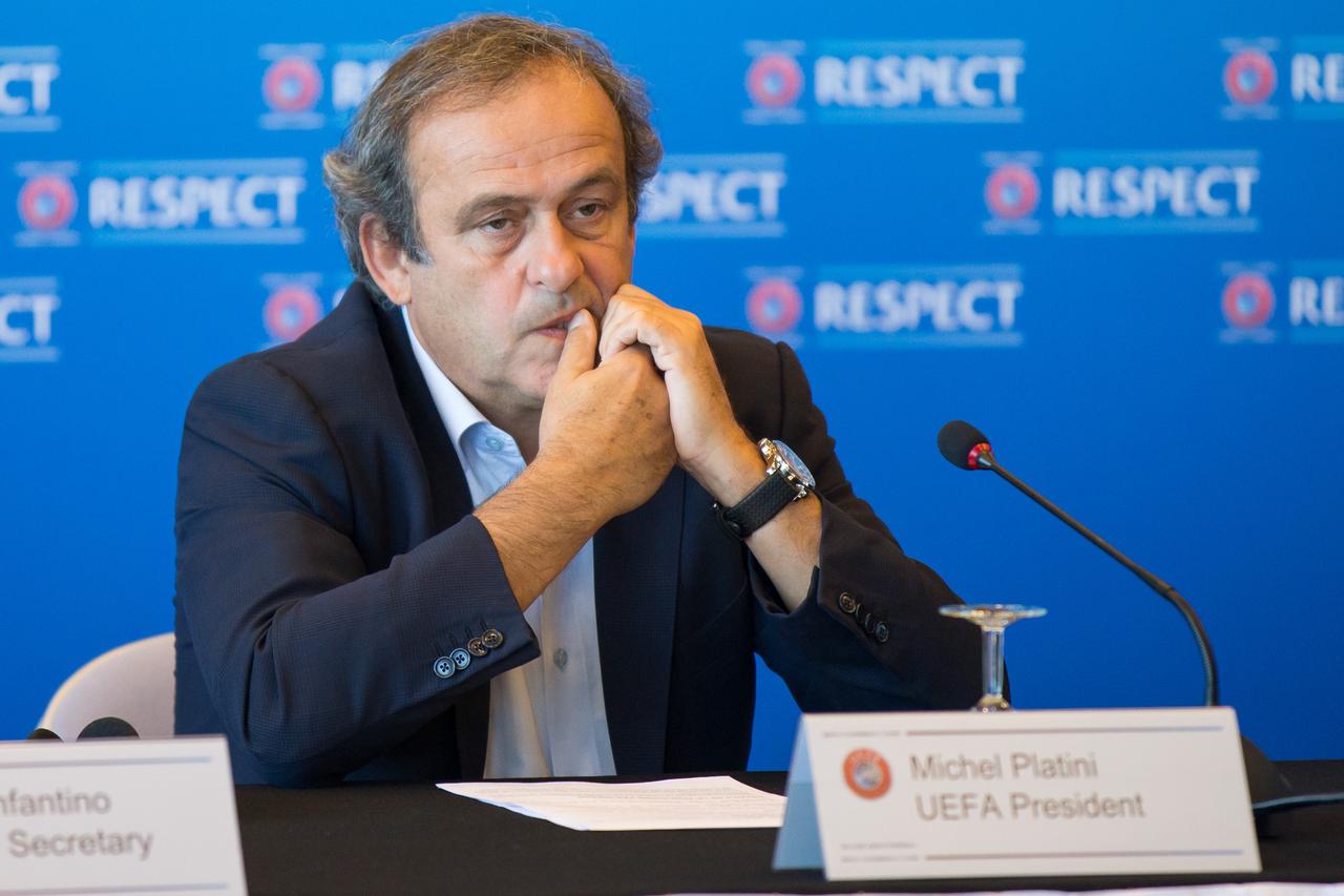 Dubrovnik: Konferencija za medije UEFA-e koju je predvodio Michel Platini