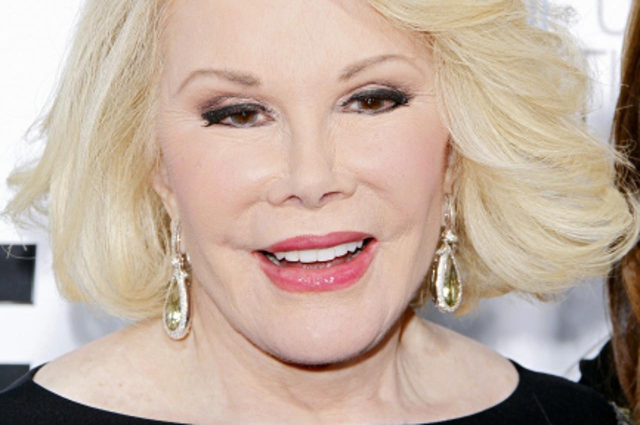 'Joan Rivers attends the E! Network Upfront event at Gotham Hall in New York City, New York on April 30, 2012.Photo: Press Association/PIXSELL'