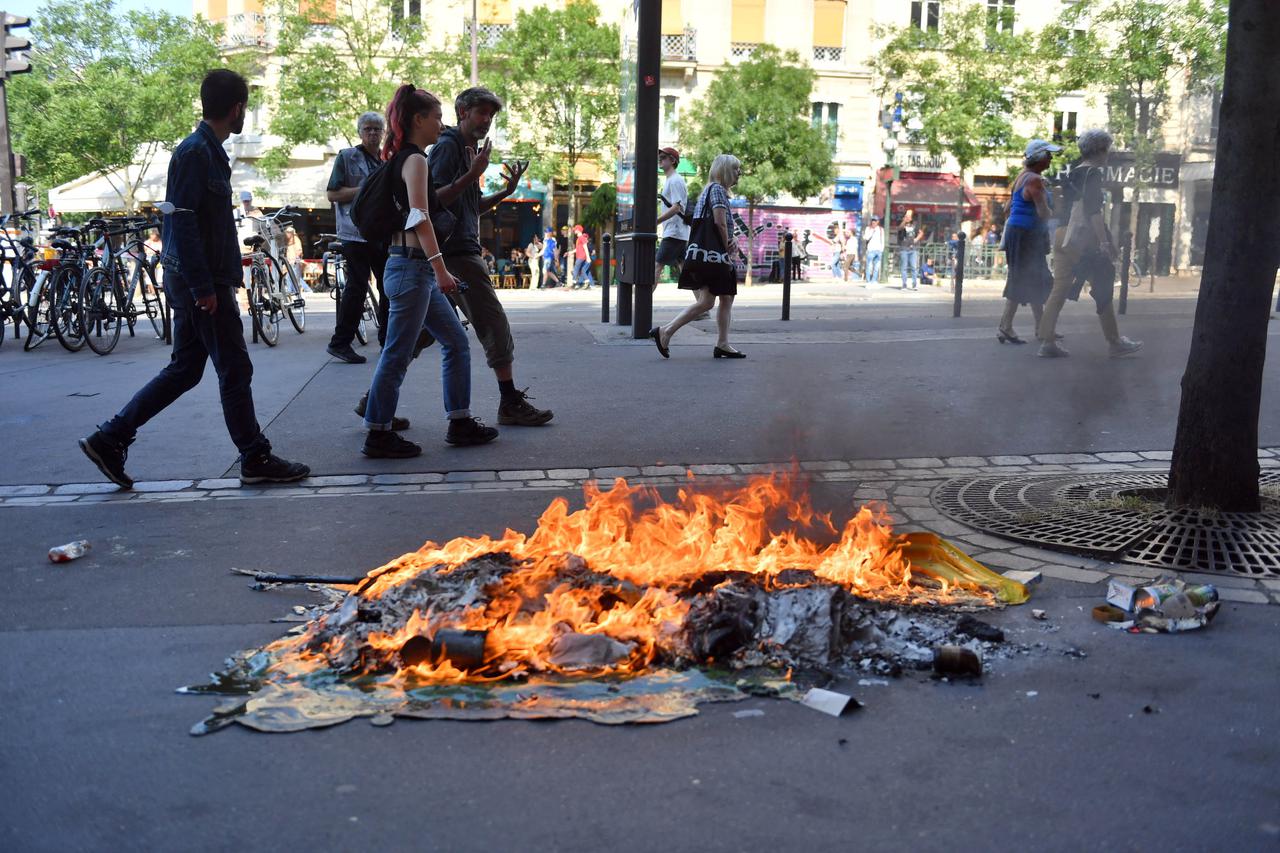 Demonstration Against Pension Reform - Paris