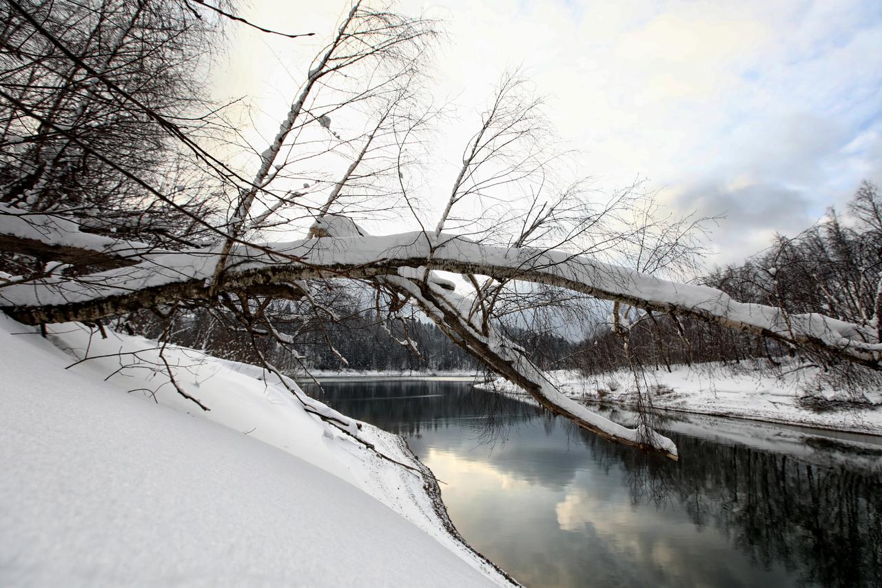 Zimska idila na Lokvarskom jezeru