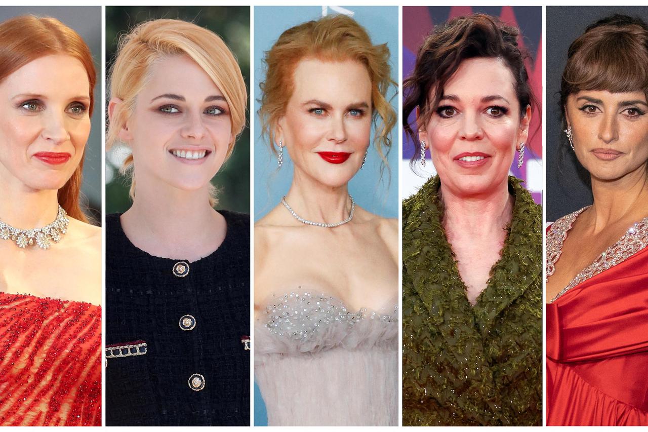 2022 Best actress Oscar nominees are Chastain, Stewart, Kidman, Colman and Cruz