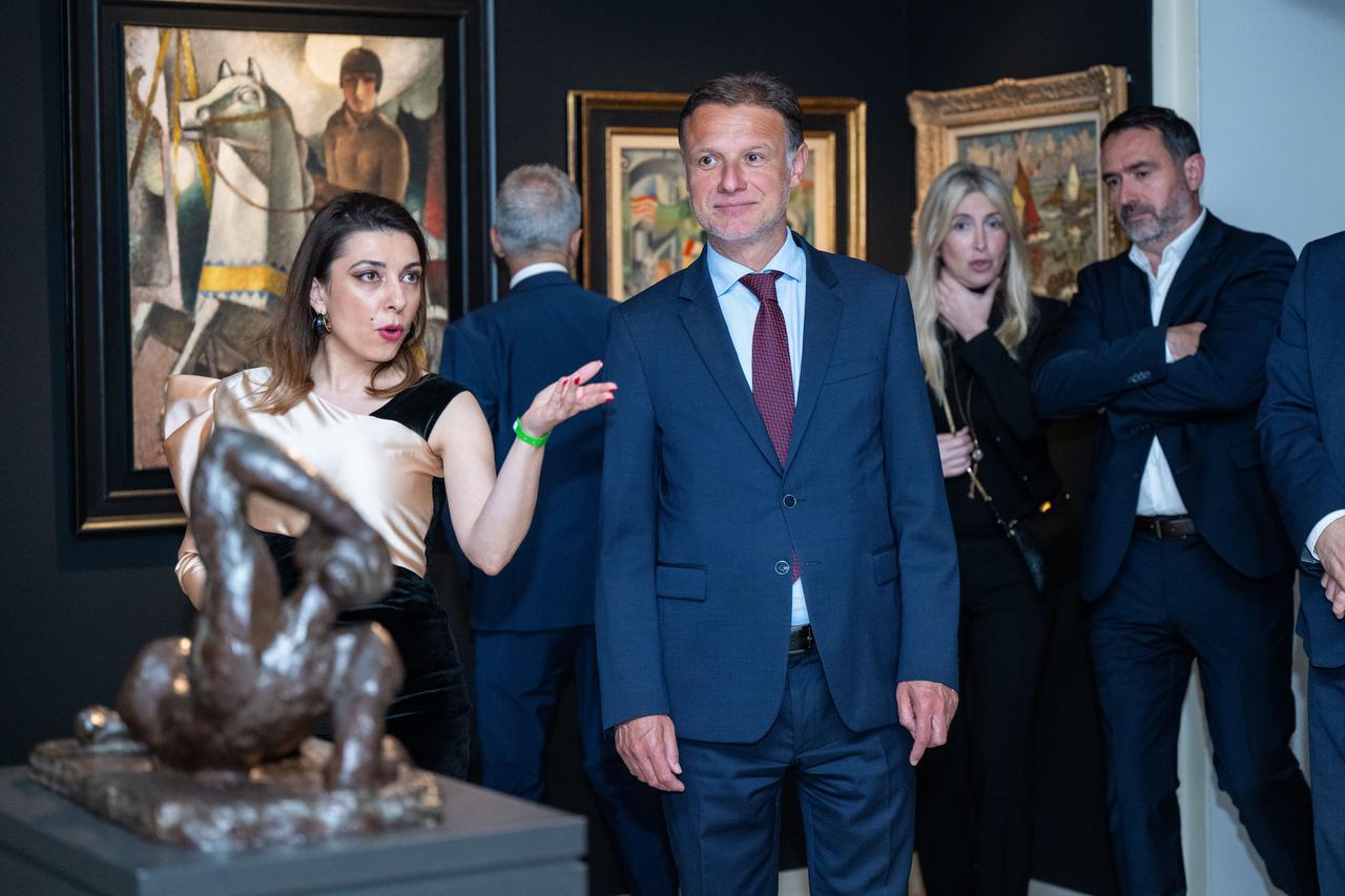 Zagreb: Svečno otvorena izložba "Od boemstva do vječnosti“, sa stotinjak umjetničkih djela iz mostarske galerije The Hub of Fine Art