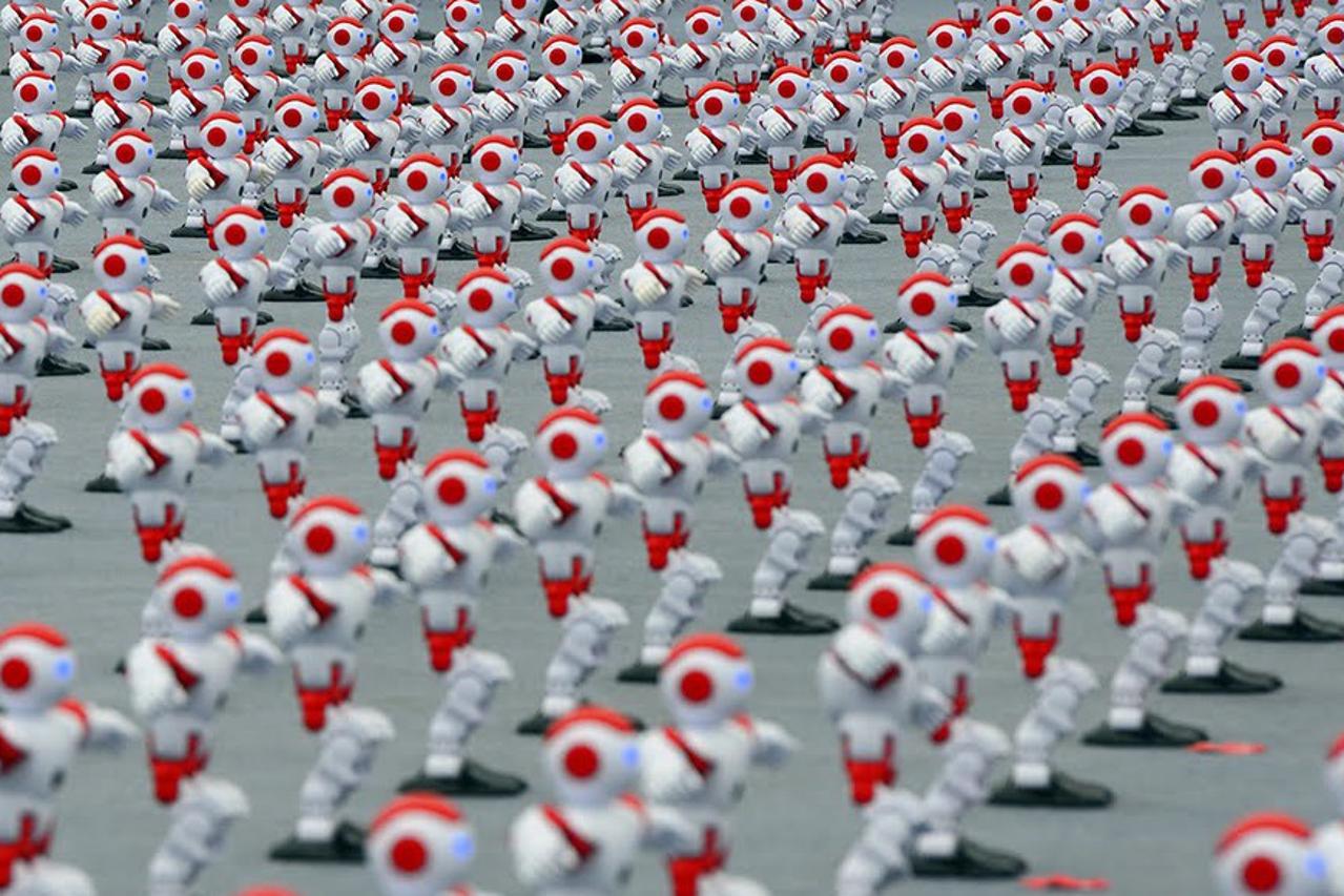 Rasplesani roboti oborili Guinnessov rekord