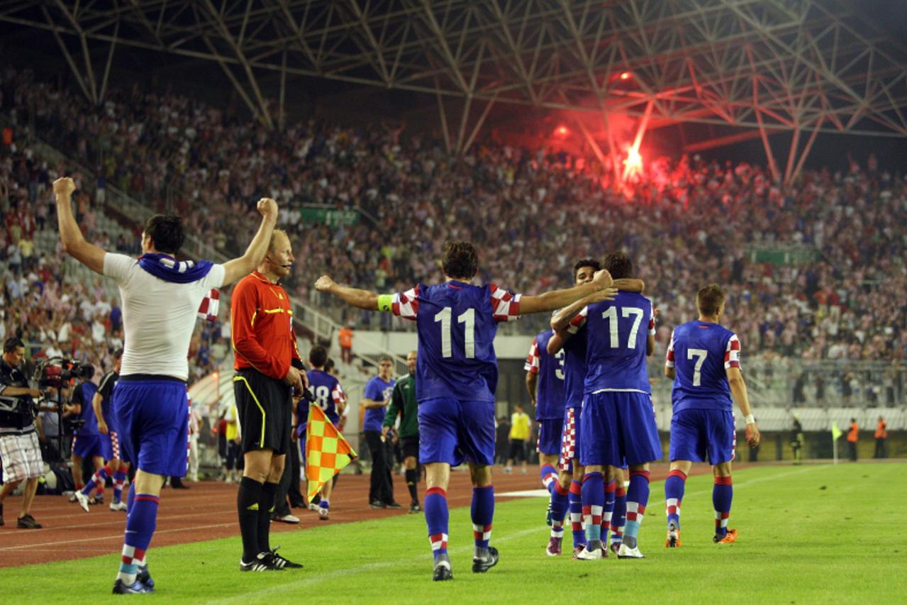 \'03.06.2011., Poljud, Split - Kvalifikacijska nogometna utakmica za EURO 2012, Hrvatska - Gruzija.  Photo: Igor Kralj/PIXSELL\'