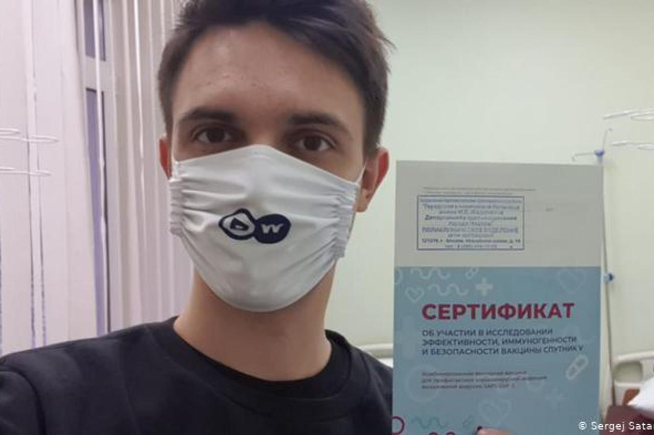 Sergey Satanovskiy nakon cijepljenja