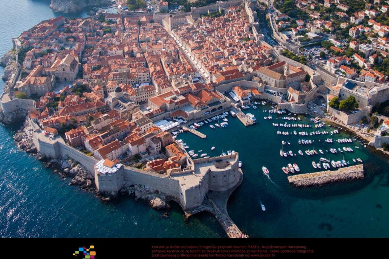 '22.08.2012., Dubrovnik - Panoramske slike iz zraka. Photo: Grgo Jelavic/PIXSELL'