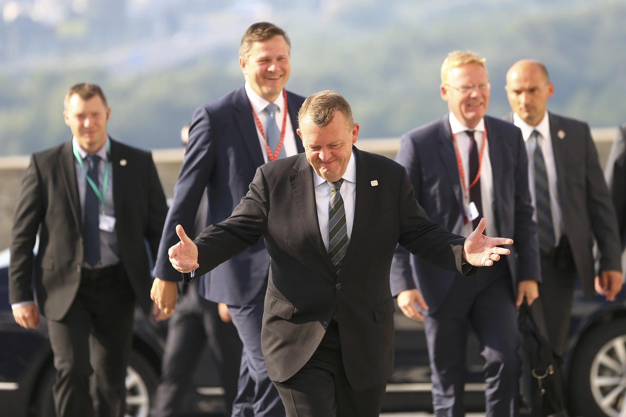 Denmark's Prime Minister Lars Lokke Rasmussen arrives for the European Union summit- the first one since Britain voted to quit- in Bratislava Denmark's Prime Minister Lars Lokke Rasmussen arrives for the European Union summit- the first one since Britain 