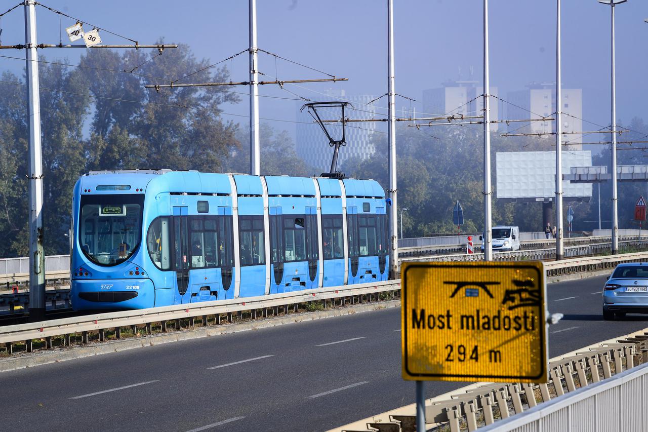 Zagreb: U promet je puštena tramvajska pruga na mostu Mladosti