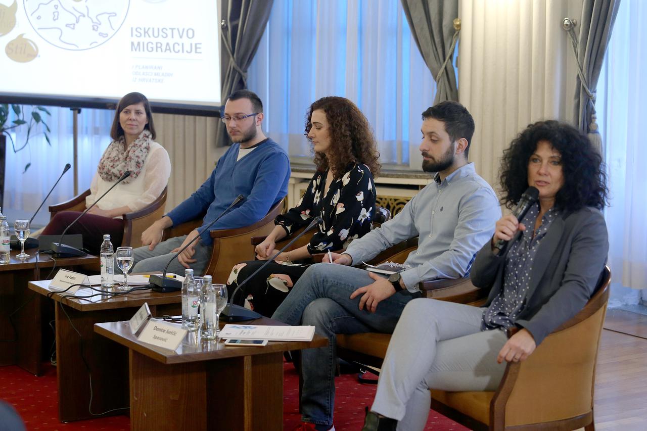 Zagreb: Konferencija za medije o rezultatima istraživanja "Zašto mladi odlaze iz RH"
