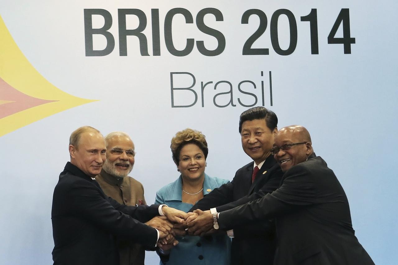 Vladimir Putin, Narendra Modi, Dilma Rousseff, Xi Jinping, Jacob Zuma