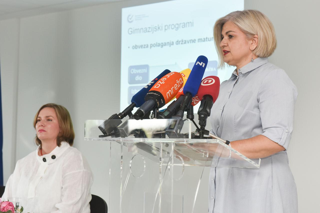 Zagreb: Konferencija za novinare Nacionalnog centra za vanjsko vrednovanje obrazovanja
