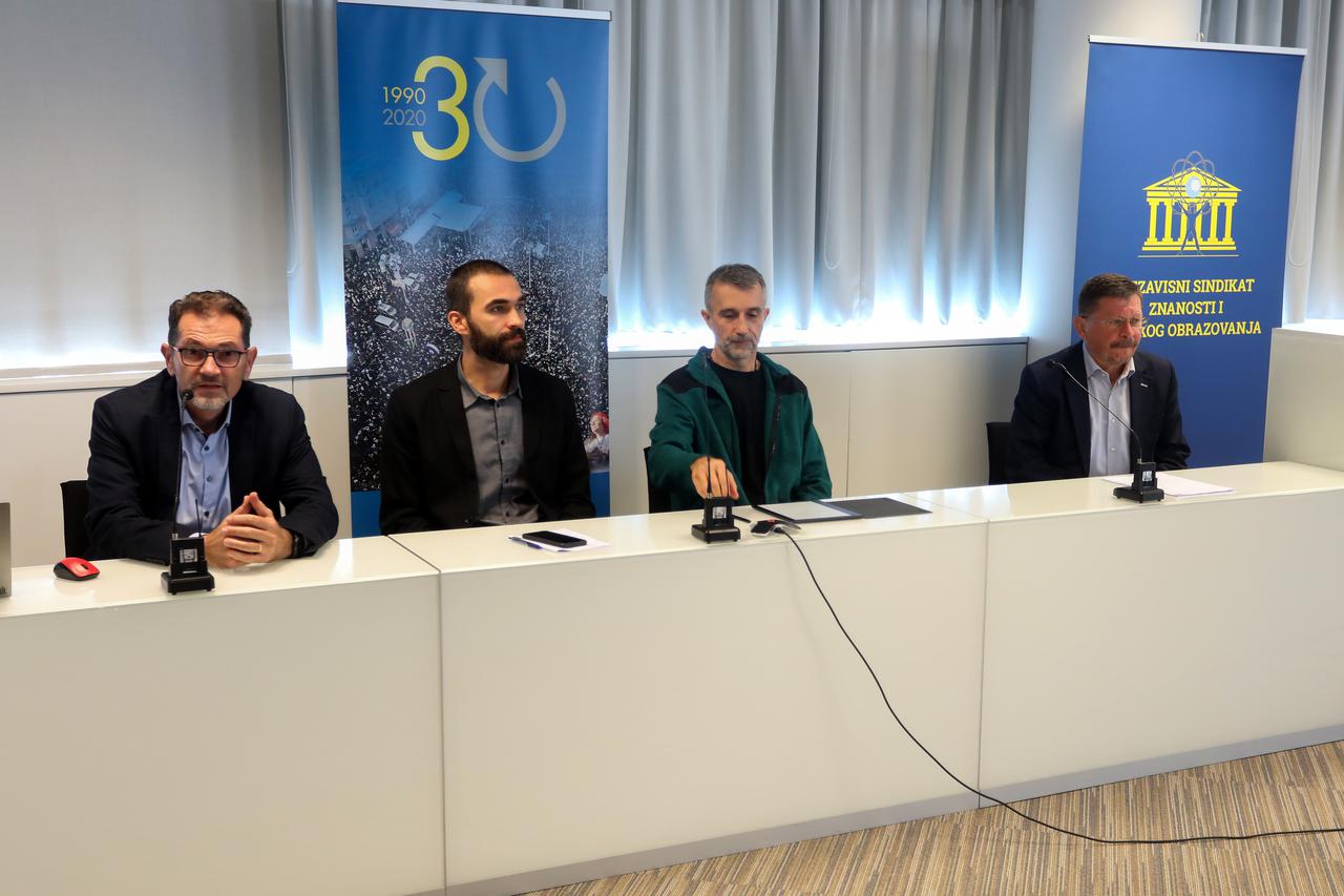 Zagreb: Sindikat održao konferenciju na temu "Nedostaci novog Zakona o visokom obrazovanju i znanosti" 