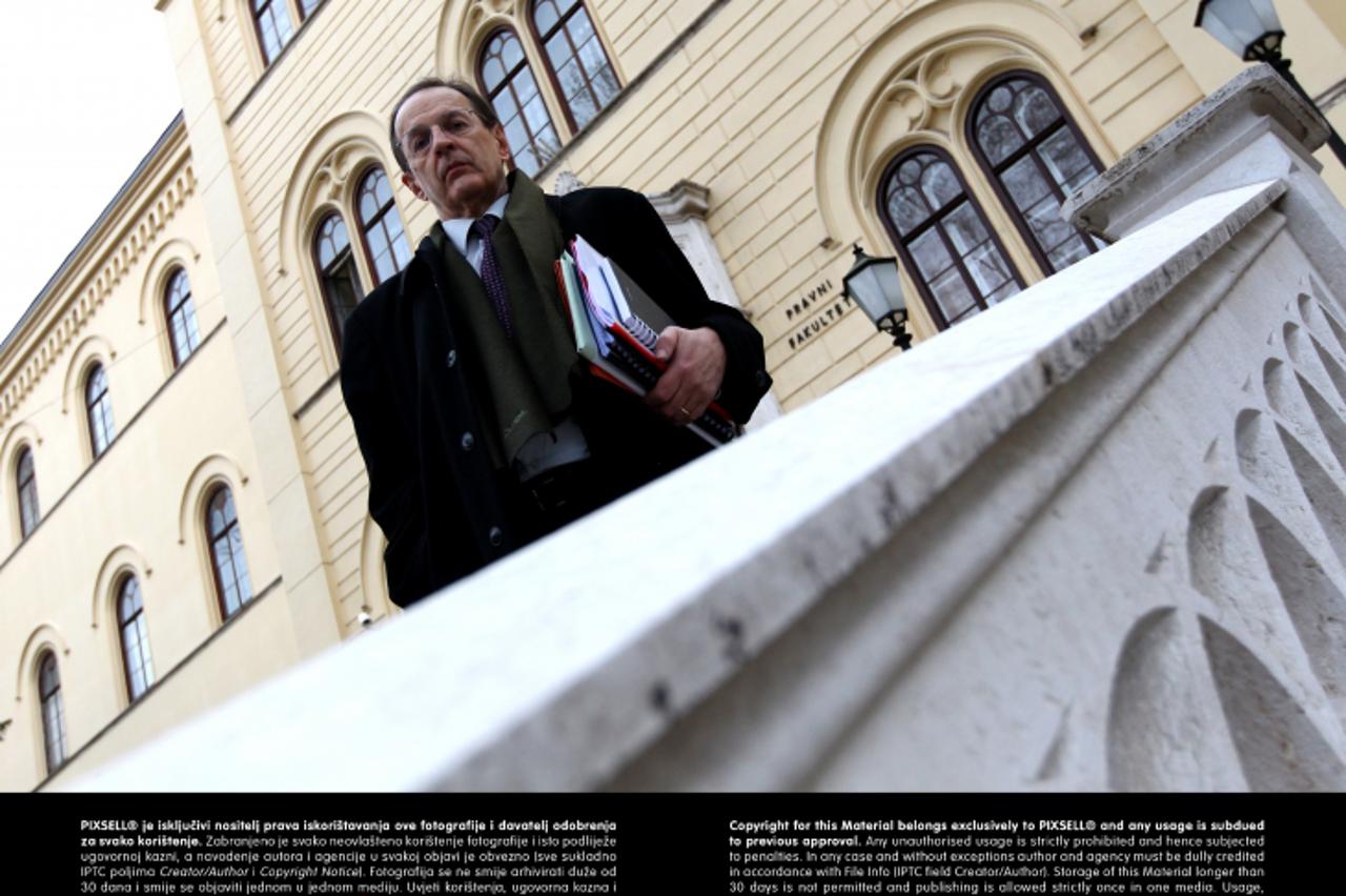 'SPECIJAL OBZOR 27.02.2013., Zagreb - Prof.dr.sc. Aleksa Bjelis, rektor Zagrebackog sveucilista. Photo: Boris Scitar/VLM/PIXSELL'