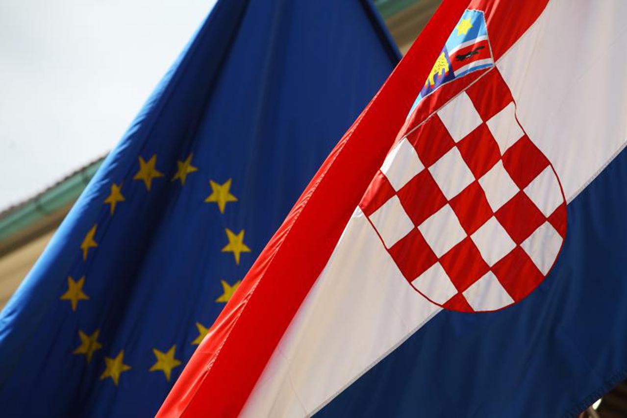 zastave,hrvatska zastava,europska zastava