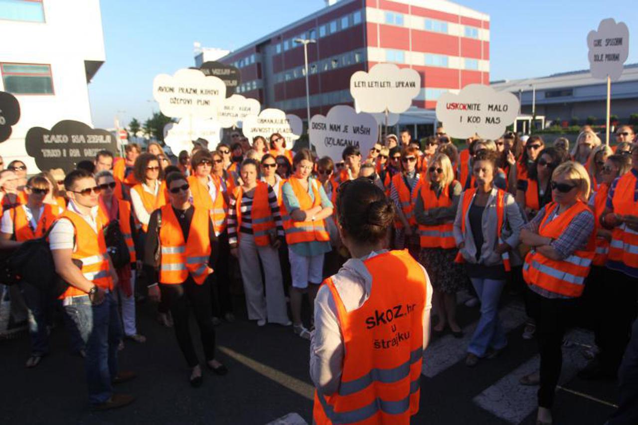 croatia airlines štrajk (1)