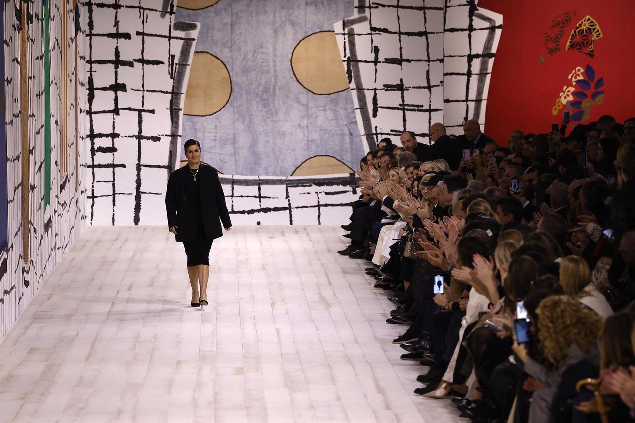 Défilé Dior "Collection Haute Couture Printemps/Eté 2024" lors de la Fashion Week de Paris (PFW)