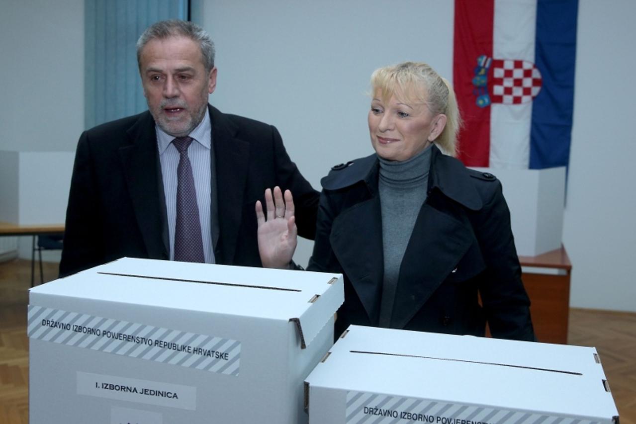 Milan Bandić glasovao na izborima 