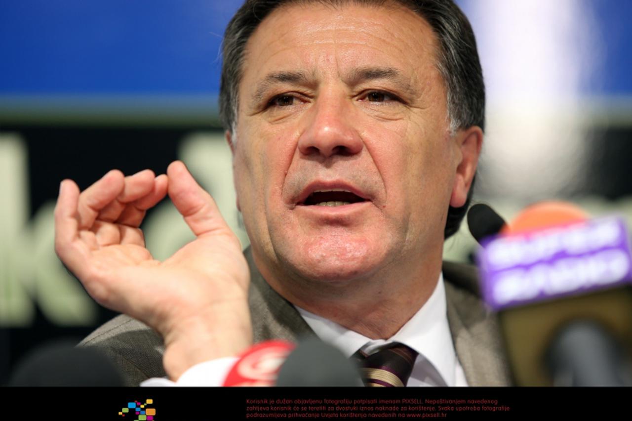 '29.10.2012., Zagreb - Zdravko Mamic odrzao je konferenciju za novinare u press prostorijama GNK Dinama. Photo: Igor Kralj/PIXSELL'