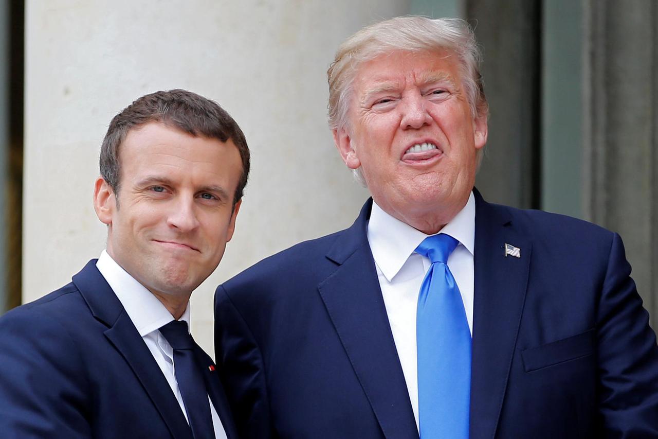 Macron i Trump