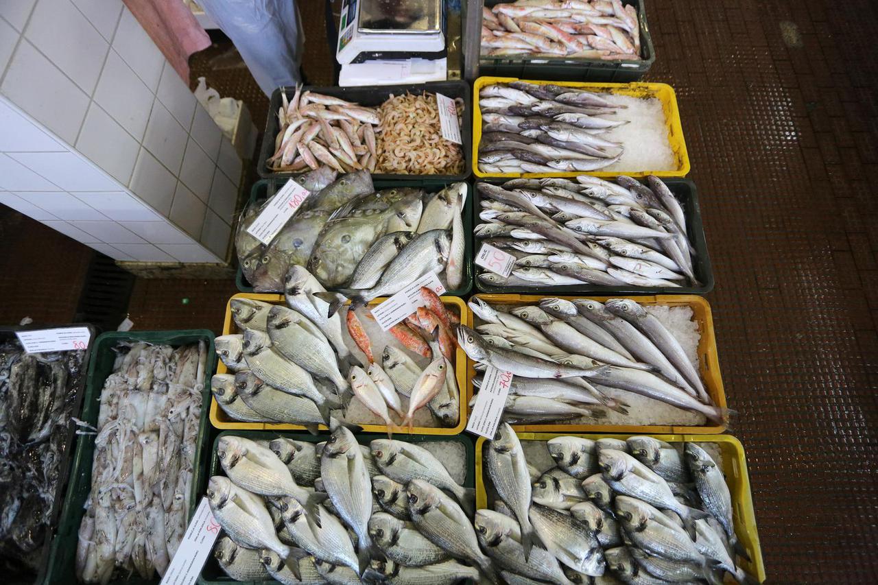 Morski plodovi na tržnici