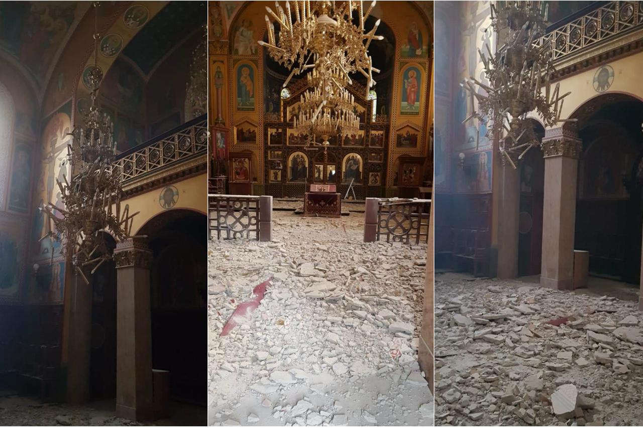 Oštećena i pravoslavna crkva Svetog Preobraženja na Cvjetnom