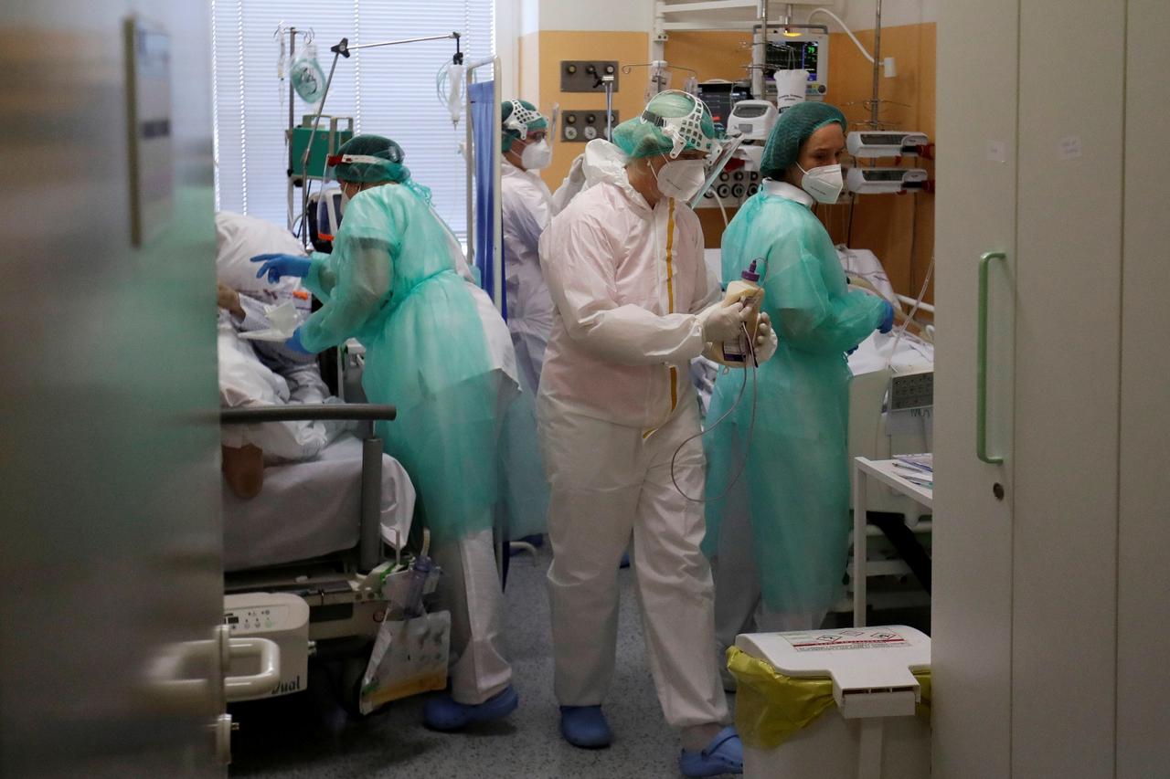 FILE PHOTO: Hospital operations during COVID-19 pandemic in Nachod