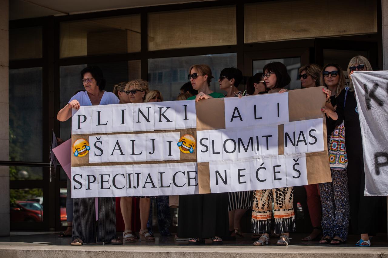 Štrajk djelatnika Županijskog i Trgovačkog suda u Splitu