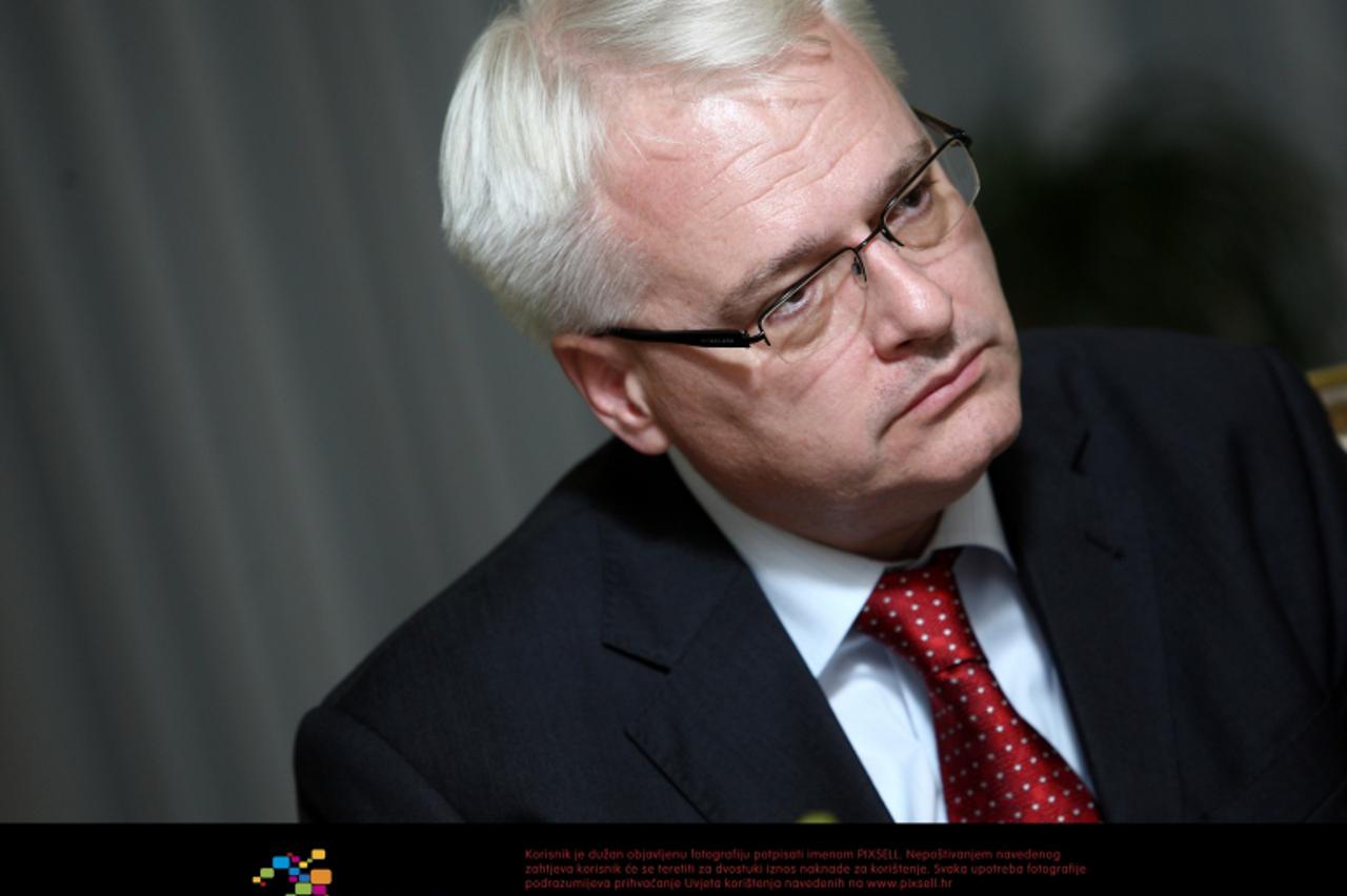 '03.10.2011., Zagreb -  Prof. dr. sc. Ivo Josipovic, predsjednik Republike Hrvatske. Photo: Davor Puklavec/PIXSELL'