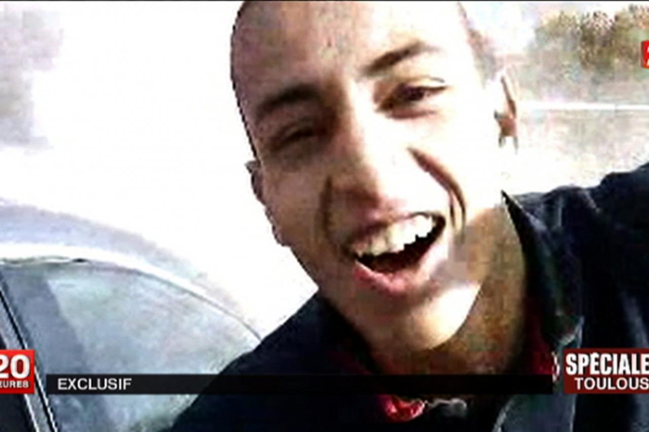 'A TV grab released by French TV France 2 shows an image of 23-year-old Frenchman of Algerian descent Mohammed Merah, suspected of a series of deadly shootings in Toulouse and Montauban which killed s