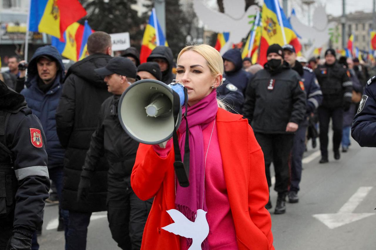 FILE PHOTO: Opposition rally in Chisinau