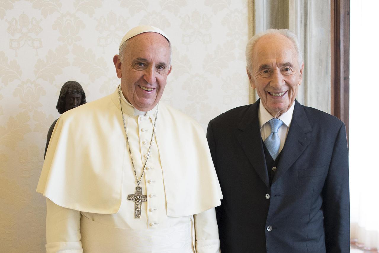 papa Franjo,Shimon Peres,El Hassan bin Talal