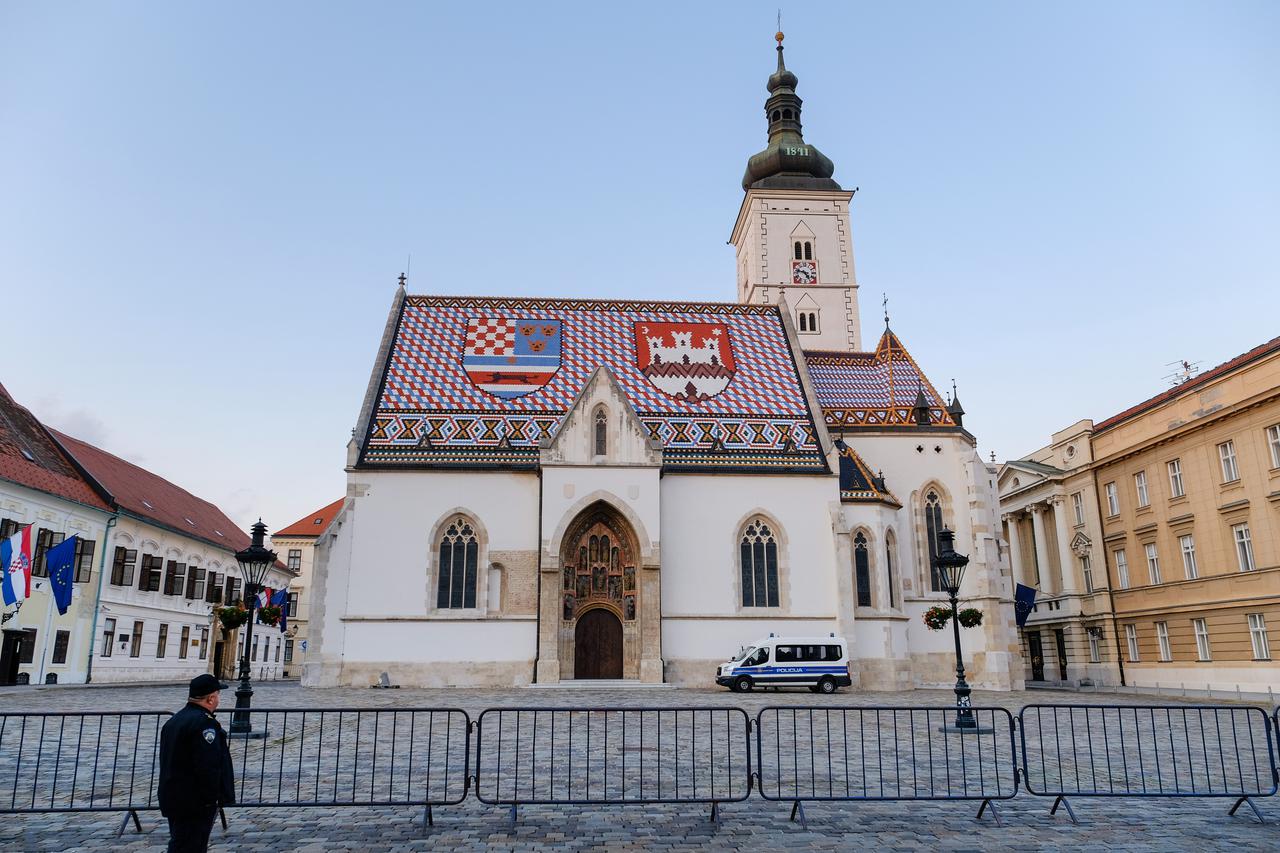 Zagreb: Policijsko osiguranje nakon pucnjave na Markovom trgu
