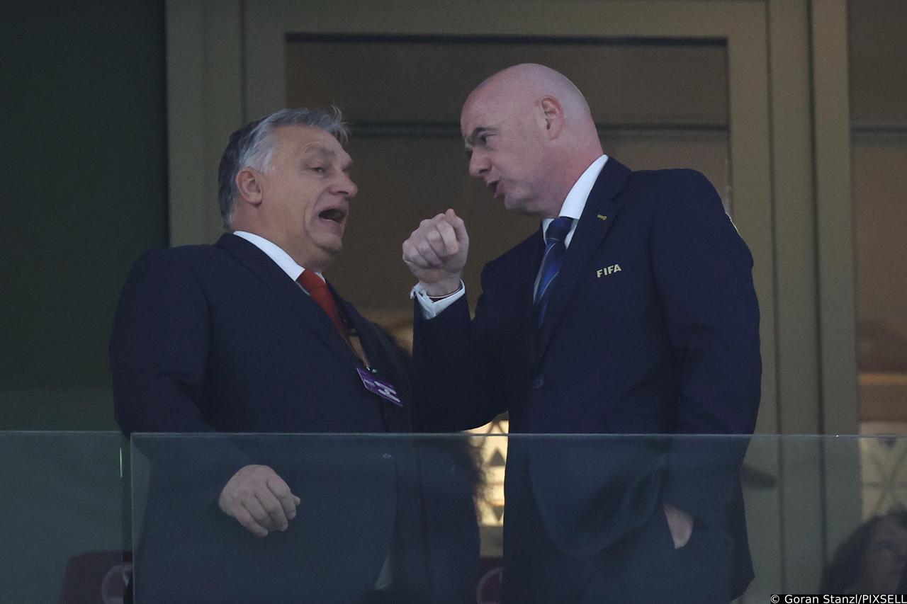 KATAR 2022 - Viktor Orban na susretu Hrvatske i Argentine u polufinalu Svjetskog prvenstva u Katru