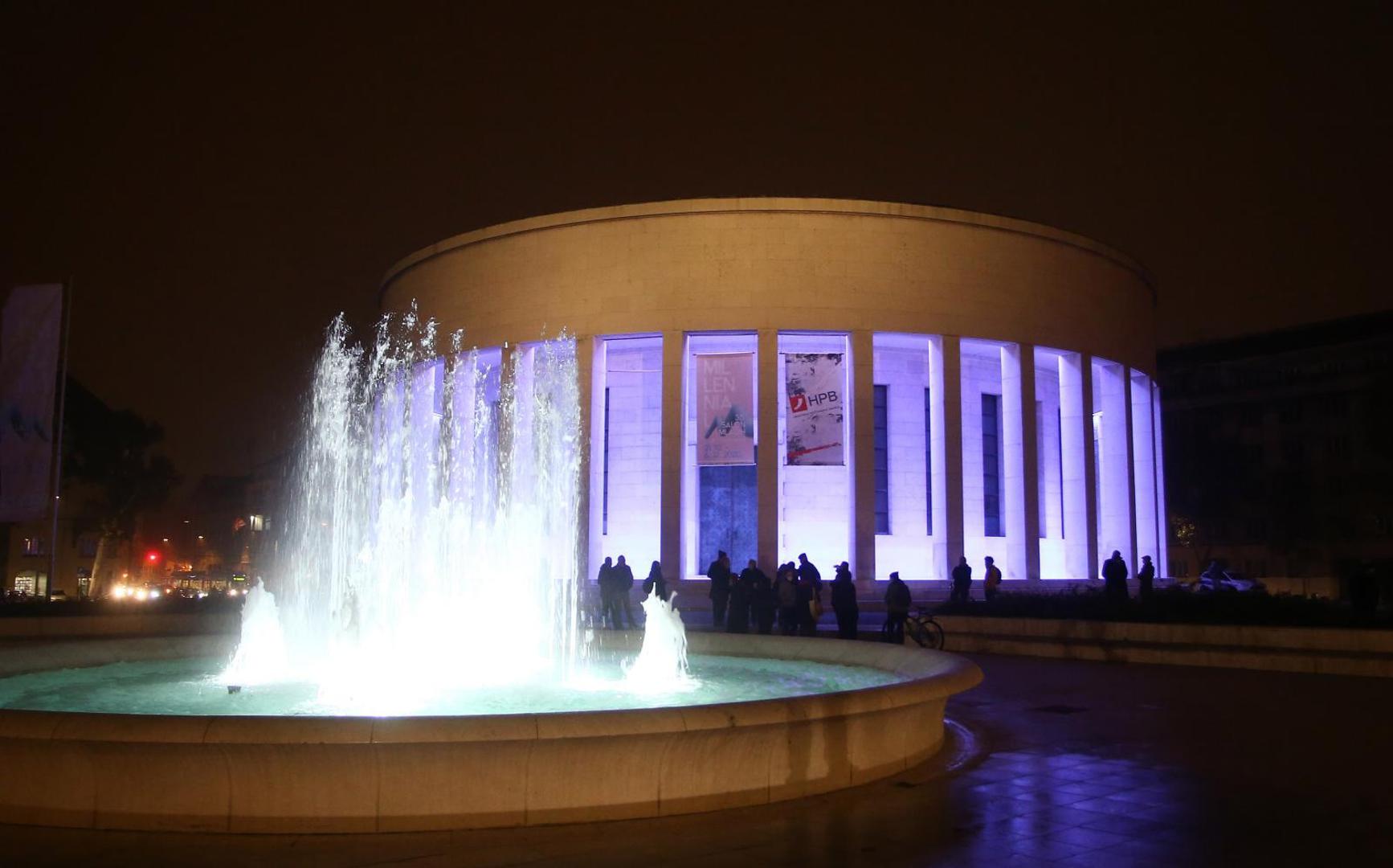 09.11.2020., Zagreb -  Antifasisticka liga RH organizirala skup sjecanja na Kristalnu noc.
Photo: Matija Habljak/PIXSELL