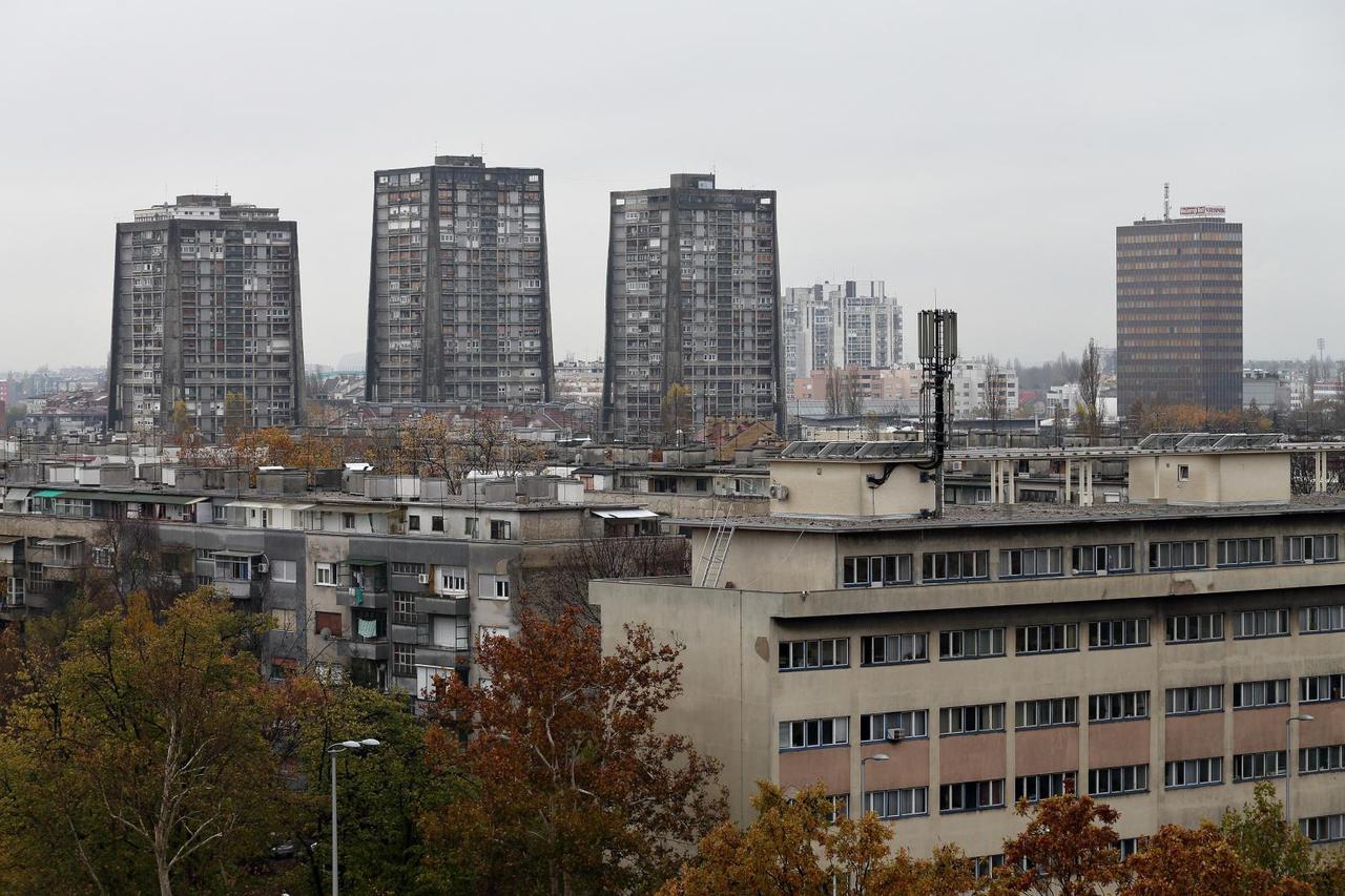 Zagrebačke zgrade, popularno zvane 'rakete'