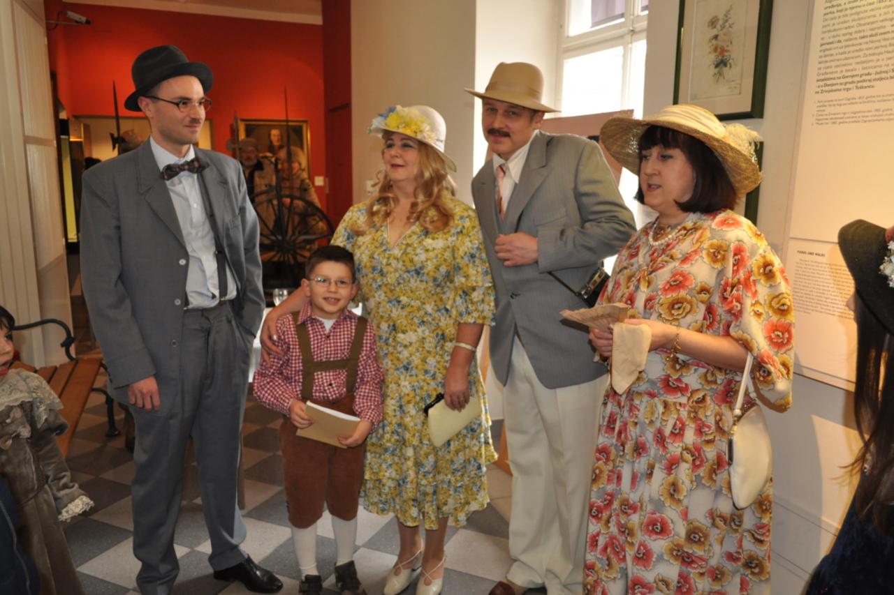 Žive slike, Muzej grada Zagreba,