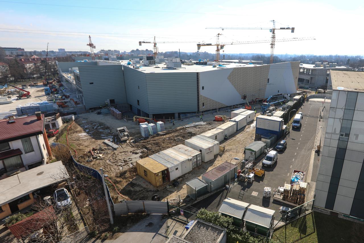 Zagreb: Radovi na novom trgovačkom centru u Španskom