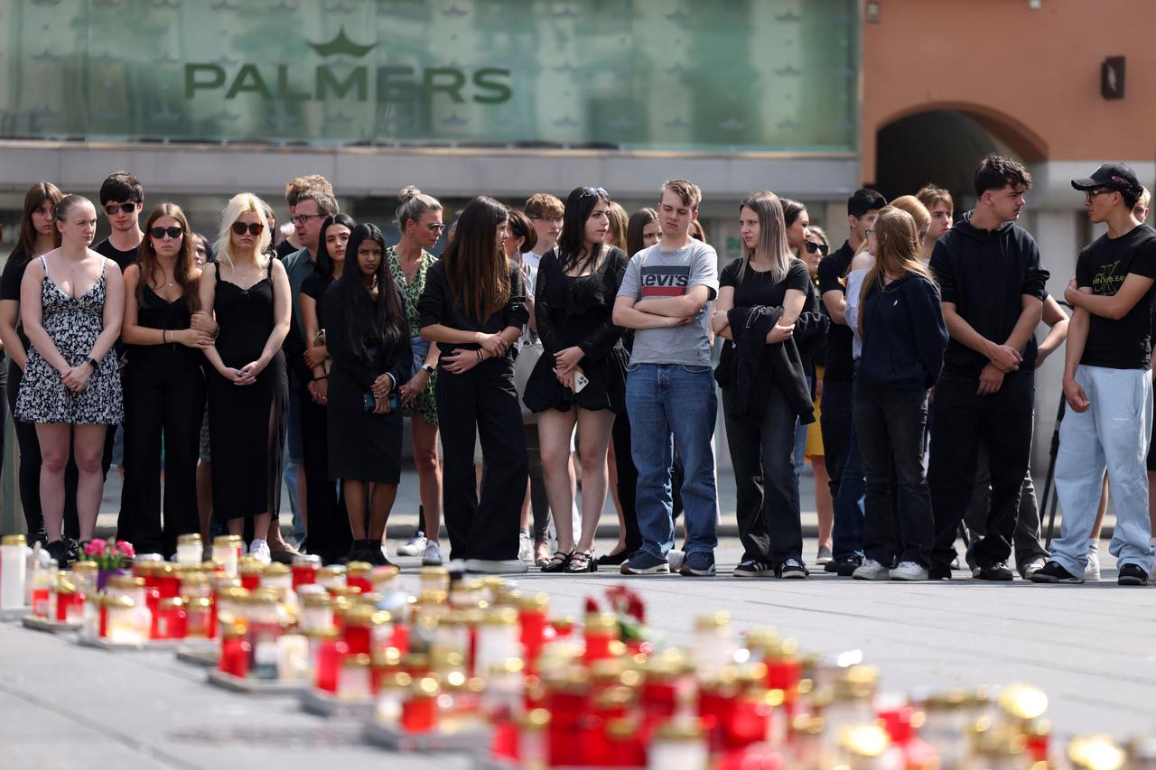 Aftermath of a deadly school shooting in Graz