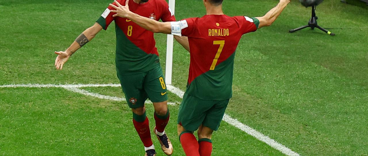 Portugal na krilima dvostrukog strijelca Fernandesa pobijedio Urugvaj i izborio osminu finala (2:0)