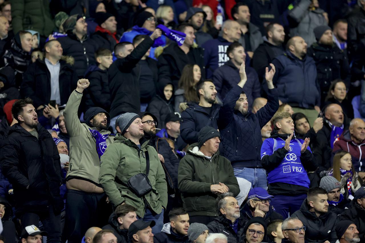 Zagreb: Navijači na utakmici GNK Dinamo - Celta Vigo