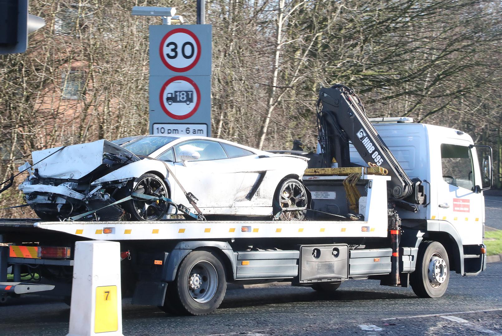 Srećom, čuvar crvenih vragova, koji je bio sam u automobilu, nije ozlijeđen