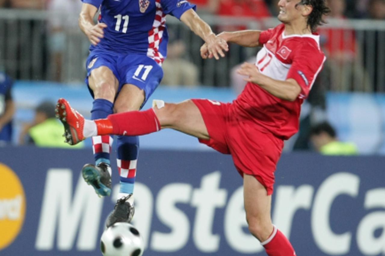 '20.06.2008, Stadion Ernst Happel, Bec, Austrija - Cetvrfinalna utakmica izmedju Hrvatske i Turske reprezentacije. Hrvatska je usla u cetvrfinale pobjedama nad Austrijom, Poljskom i Njemackom, te je o