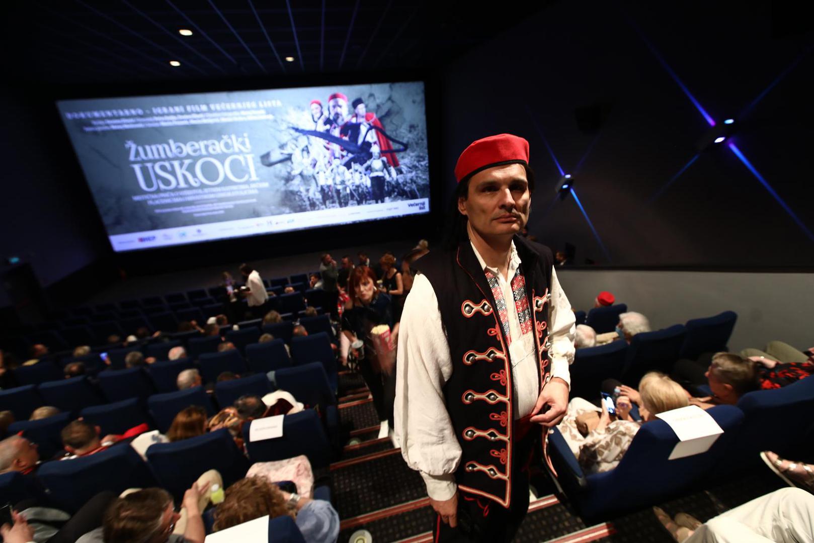 14.06.2022.Zagreb- Premijera dokumentarno igranog filma Vecernjeg lista  "Zumberacki uskoci" u Branimir Mingele Mallu. Photo: Boris Scitar/Vecernji list/PIXSELL