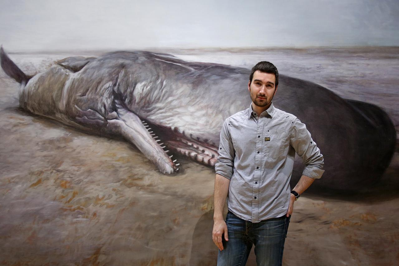 09.01.2014., Zagreb, Lauba -  Otvorenje izlozbe Zlatana Vehabovica intrigantnog naziva Prokleta posada.  Photo: Igor Kralj/PIXSELL