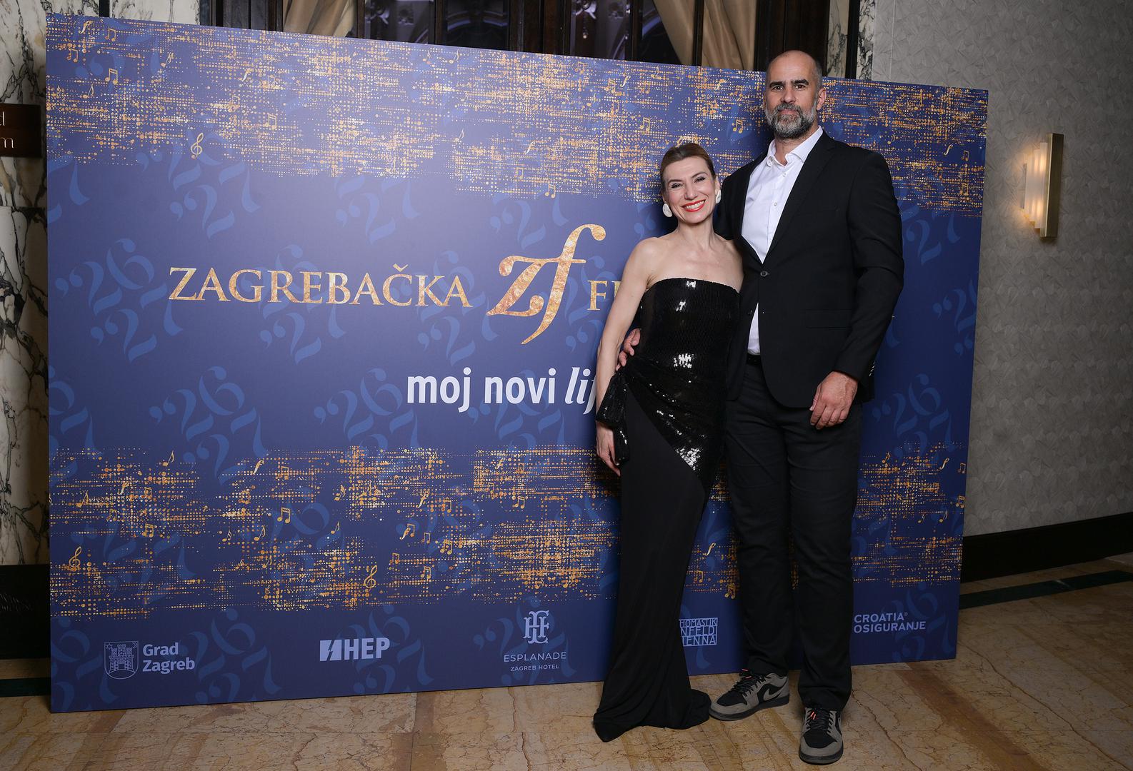 Glumica Daria Lorenci Flatz sa suprugom  Emilom Flatzom
