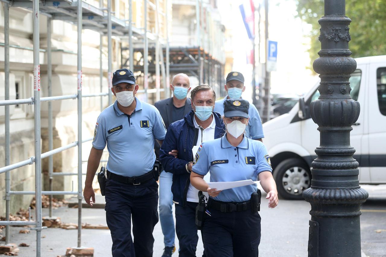 Zagreb: Dražen Barišić i Vinko Grgić dovedeni pred suca istrage zbog afere Janaf