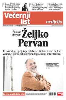 Večernji list naslovnica