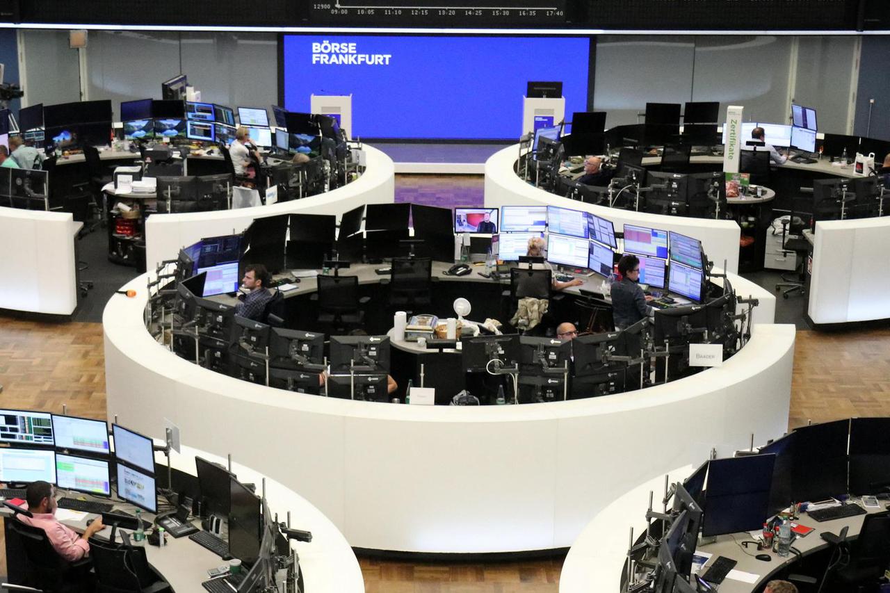 German share price index DAX graph is pictured at the stock exchange in Frankfurt