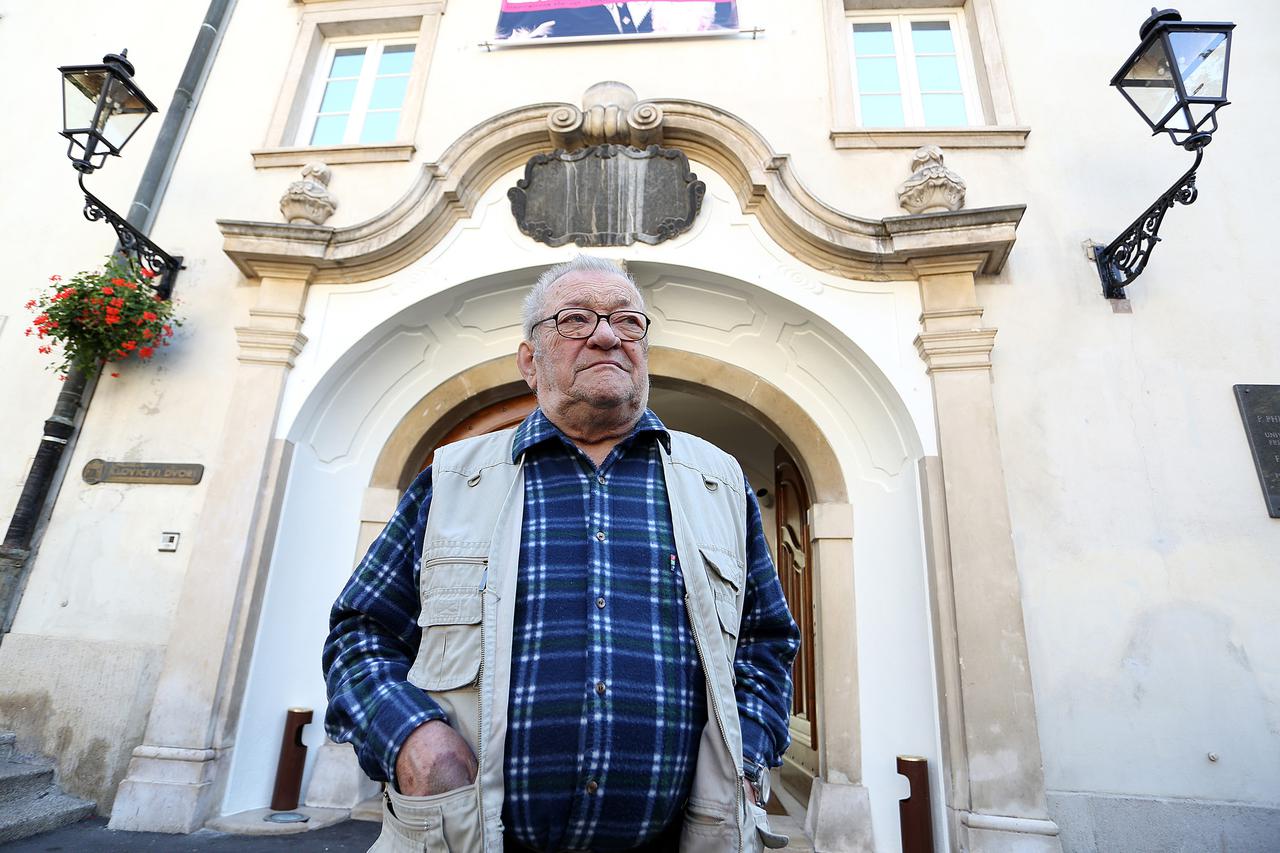 02.10.2013., Zagreb - Ivan Kozaric, hrvatski umjetnik i kipar. Photo: Anto Magzan/PIXSELL